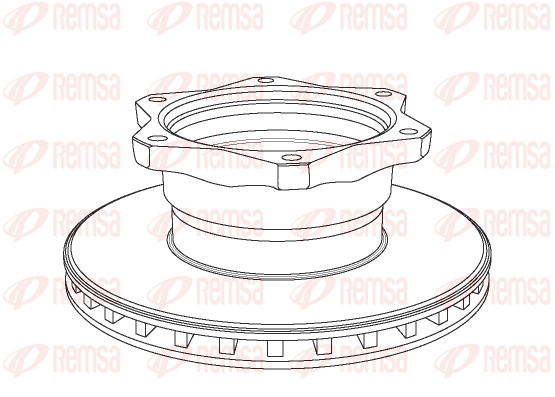 Disque de frein REMSA NCA1058.20