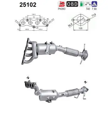 Catalyseur AS 25102