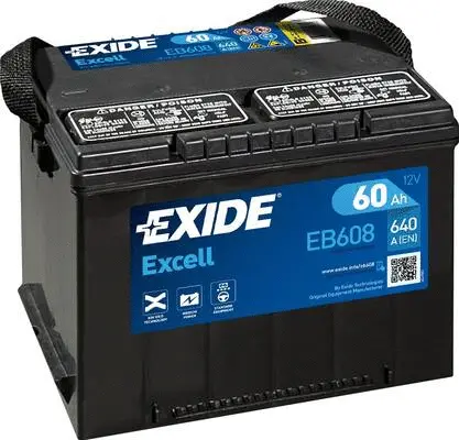 Batterie de démarrage EXIDE EB608