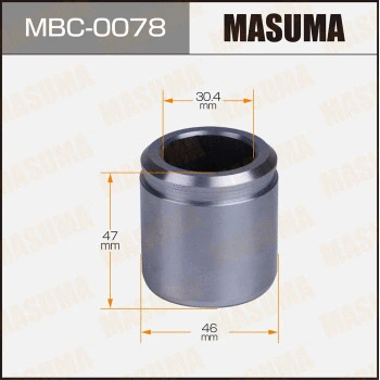 Piston, étrier de frein MASUMA MBC-0078
