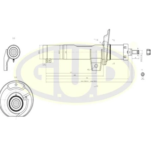 Amortisseur G.U.D. GSA335808