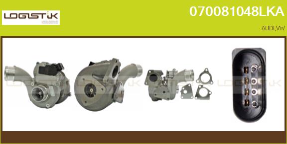 Turbocompresseur, suralimentation LGK 070081048LKA