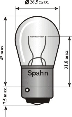 Ampoule, feu clignotant SPAHN GLÜHLAMPEN 2011