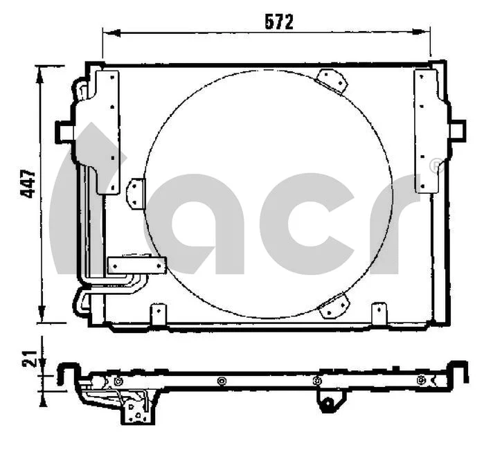 Condenseur, climatisation ACR 300279