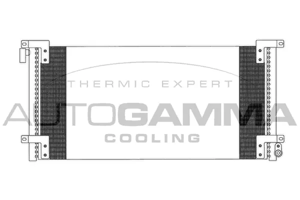Condenseur, climatisation AUTOGAMMA 103253