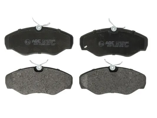 Kit de plaquettes de frein, frein à disque ABE C1X025ABE