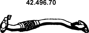 Tuyau d'échappement EBERSPÄCHER 42.496.70