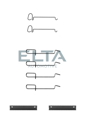 Kit d'accessoires, plaquette de frein à disque ELTA AUTOMOTIVE EA8573