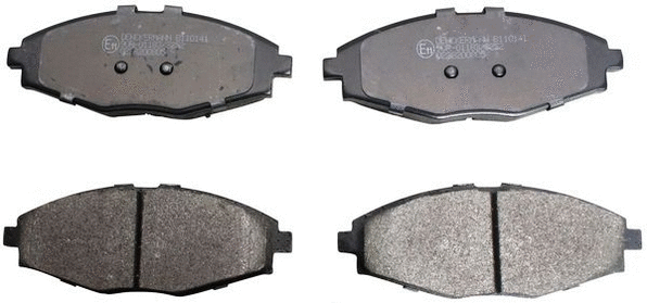 Kit de plaquettes de frein, frein à disque DENCKERMANN B110141