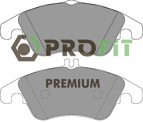 Kit de plaquettes de frein, frein à disque PROFIT 5005-1979