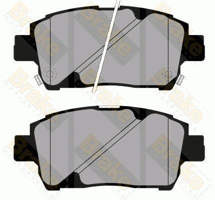 Kit de plaquettes de frein, frein à disque Brake ENGINEERING PA1281