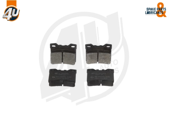 Kit de plaquettes de frein, frein à disque 4U Autoparts 22753PU