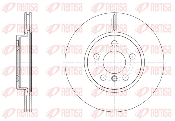 Disque de frein REMSA 61545.10