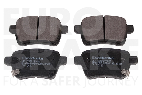Kit de plaquettes de frein, frein à disque EUROBRAKE 5502223653