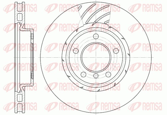 Disque de frein REMSA 6508.11
