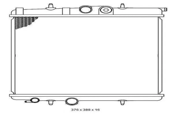 Radiateur, refroidissement du moteur ORDONEZ 2065022
