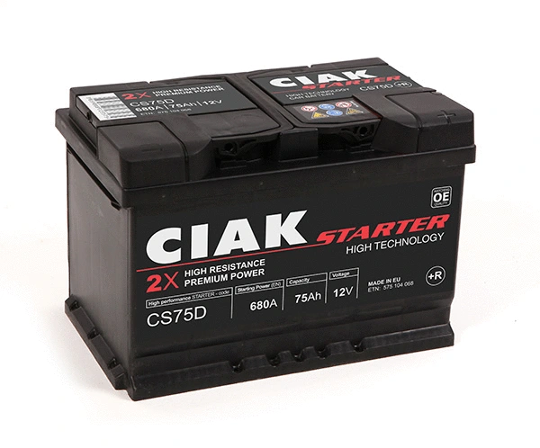 Batterie de démarrage CIAK Starter CS75D