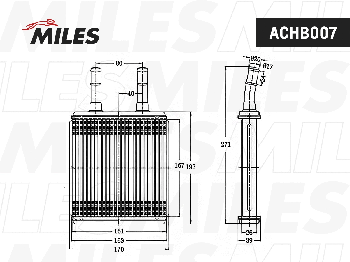 Système de chauffage MILES ACHB007