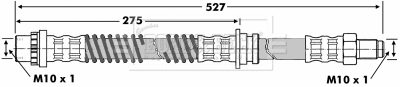 Flexible de frein BORG & BECK BBH6843