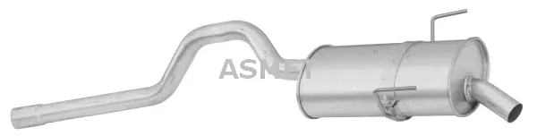 Silencieux arrière ASMET 10.079