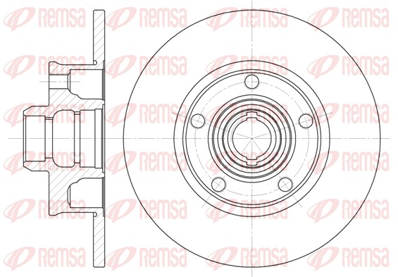 Disque de frein REMSA 6025.00