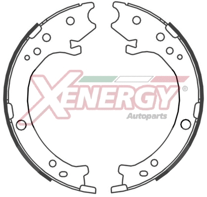 Jeu de mâchoires de frein AP XENERGY X50541