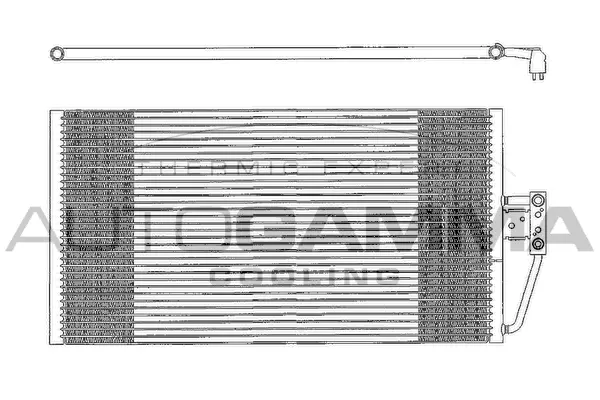 Condenseur, climatisation AUTOGAMMA 102611