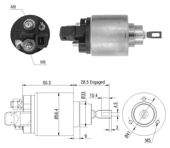 Contacteur, démarreur ZM ZM 972