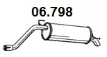 Silencieux arrière NOVAK 06.798