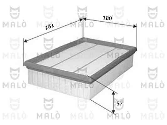 Filtre à air AKRON-MALÒ 1500585