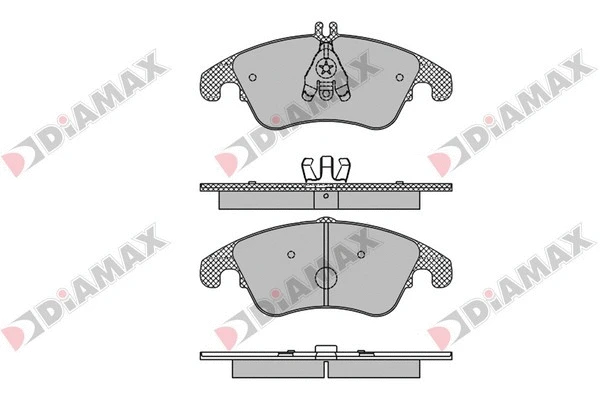Kit de plaquettes de frein, frein à disque DIAMAX N09441