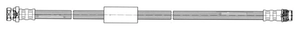Flexible de frein CEF 512551
