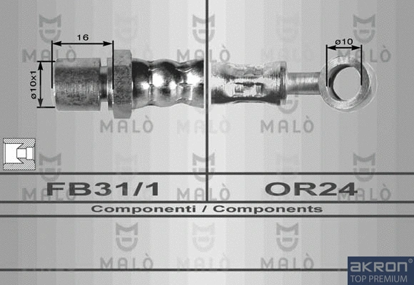 Flexible de frein AKRON-MALÒ 8111