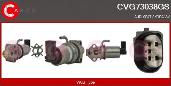 Vanne EGR CASCO CVG73038GS