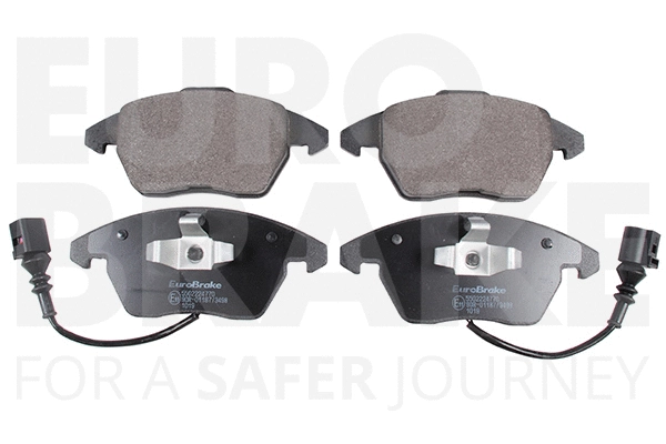 Kit de plaquettes de frein, frein à disque EUROBRAKE 5502224770