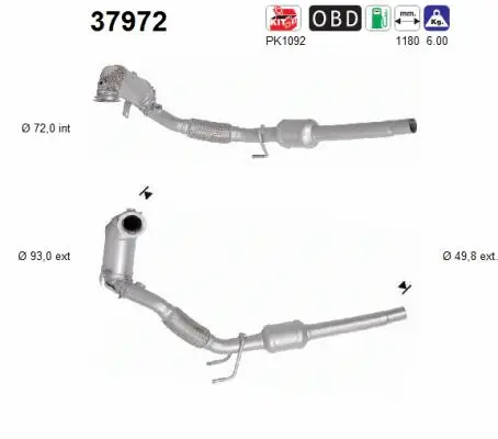 Catalyseur AS 37972