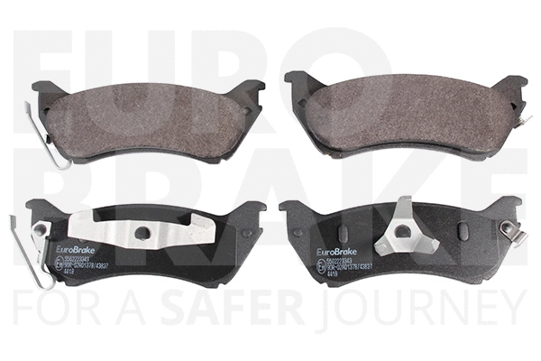 Kit de plaquettes de frein, frein à disque EUROBRAKE 5502223343