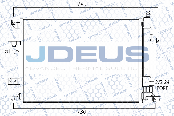 Condenseur, climatisation JDEUS 731M17