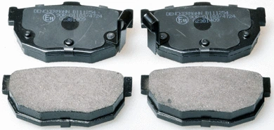 Kit de plaquettes de frein, frein à disque DENCKERMANN B111254