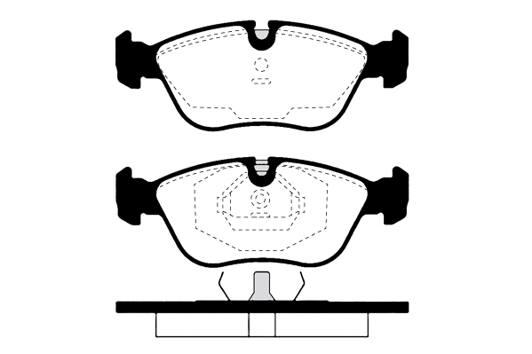 Kit de plaquettes de frein, frein à disque Technika 01328