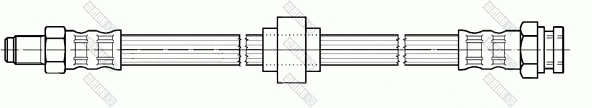 Flexible de frein GIRLING 9002220