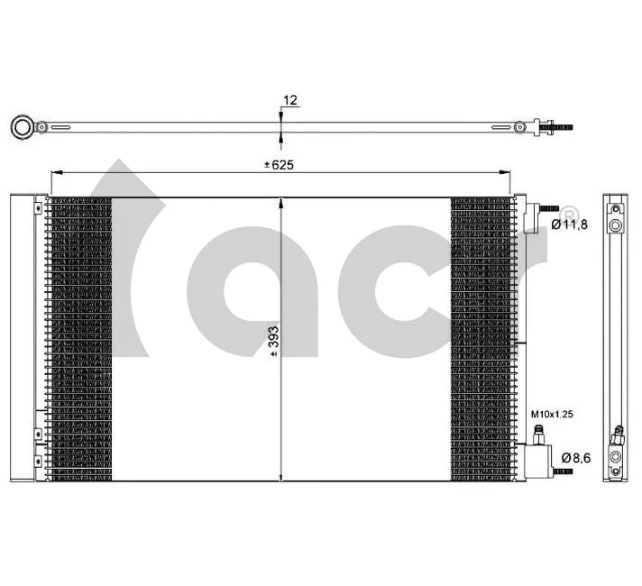 Condenseur, climatisation ACR 300701