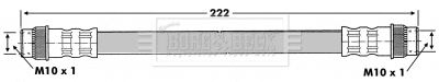 Flexible de frein BORG & BECK BBH6832