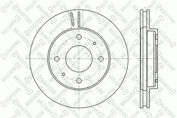 Disque de frein STELLOX 6020-3010V-SX