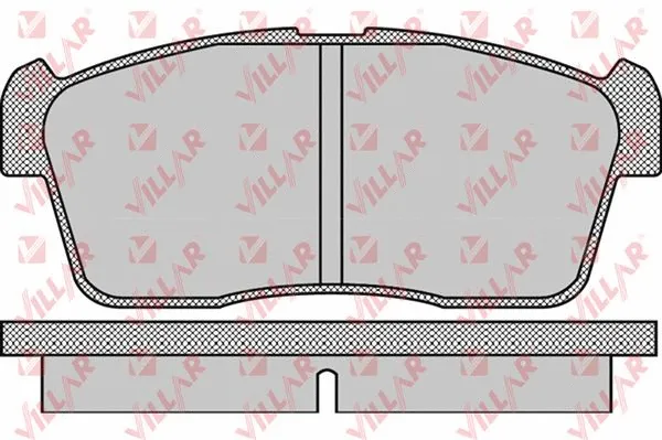 Kit de plaquettes de frein, frein à disque VILLAR 626.1110