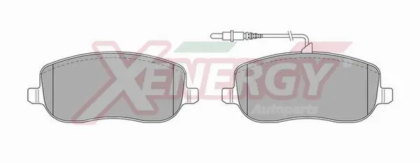 Kit de plaquettes de frein, frein à disque AP XENERGY X40835