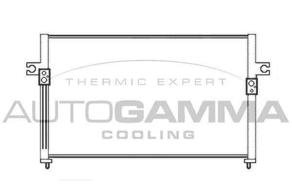 Condenseur, climatisation AUTOGAMMA 104098