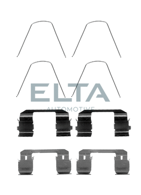 Kit d'accessoires, plaquette de frein à disque ELTA AUTOMOTIVE EA8713