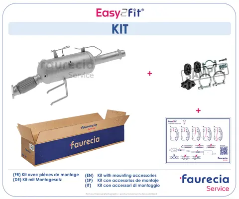 Filtre à particules / à suie, échappement Faurecia FS56096S