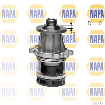 Pompe à eau, refroidissement du moteur NAPA NWP1092